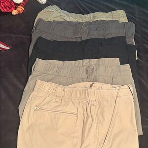 Men's Casual Shorts Set - Neutral Tones